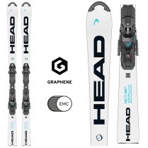 Горные лыжи Head WCR e.SL REBEL Team SW RP WCR T wh/bk - 132 см